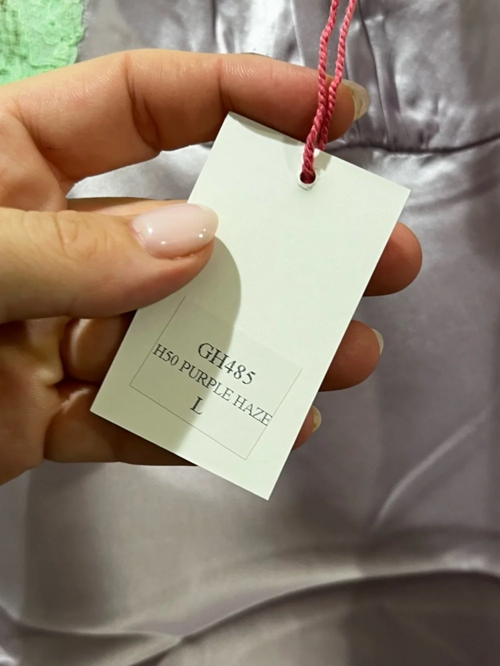 Gold Hawk Purple Haze Silk Lace Camisole NWT Large - Picture 6 of 7